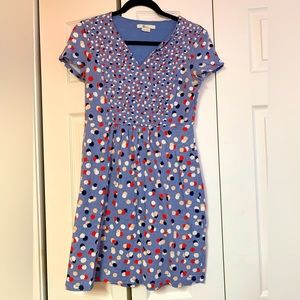 Very pretty Boden cotton knit dress. 10 Petite. GUC